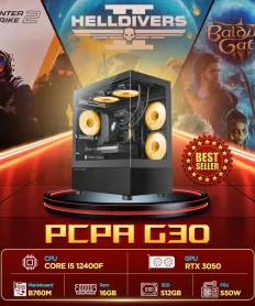Máy Tính PCPA G30 (i5 12400F/16GB/ 512GB SSD/RTX 3050/550W)